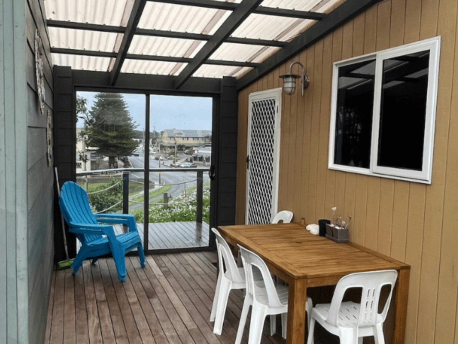 Outside deck