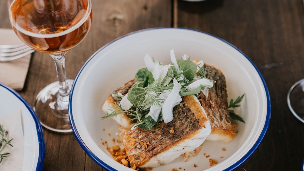 CRISPY SKIN BARRAMUNDI  DISH