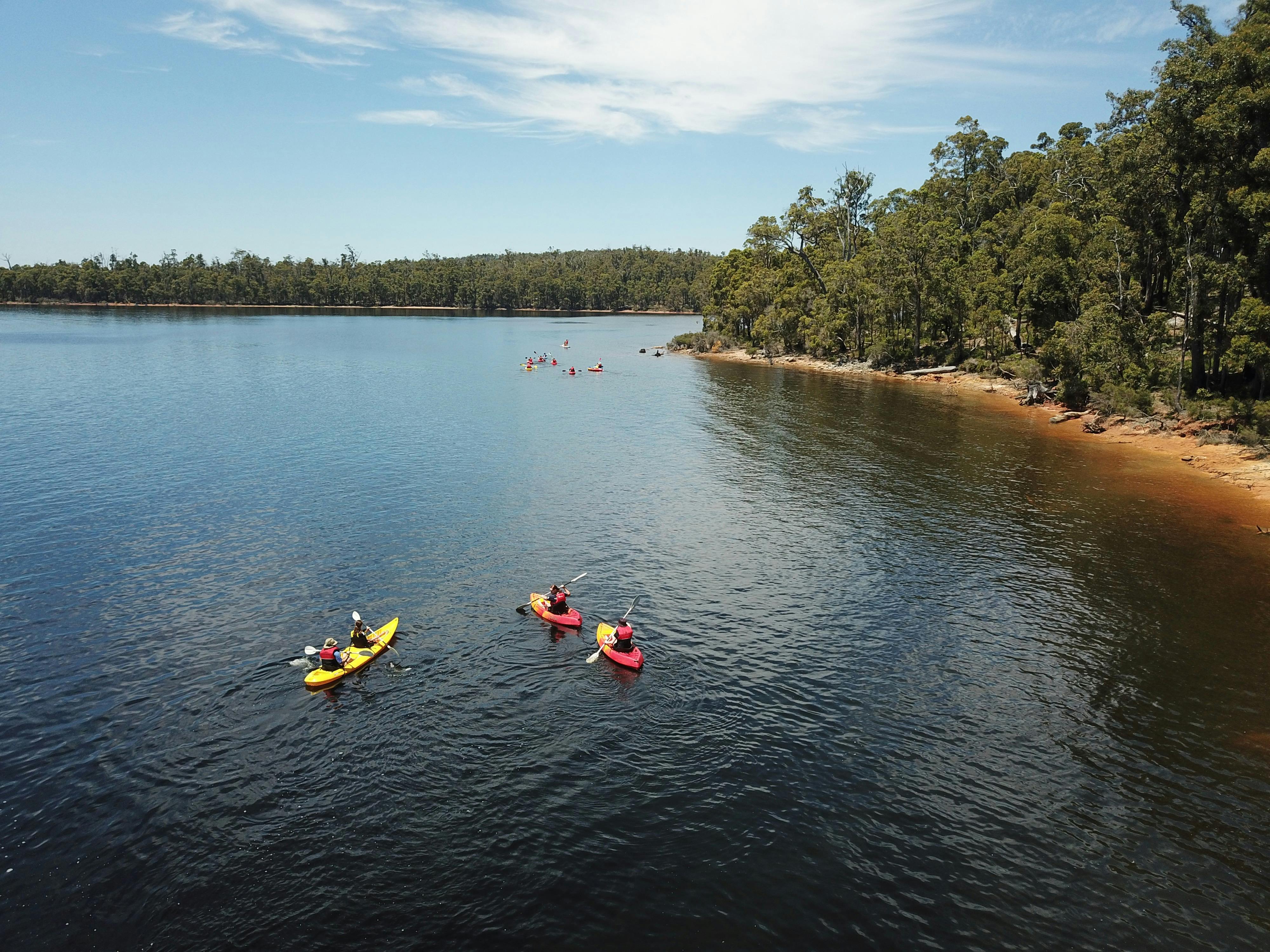 Kayaking on Wellington Dam
