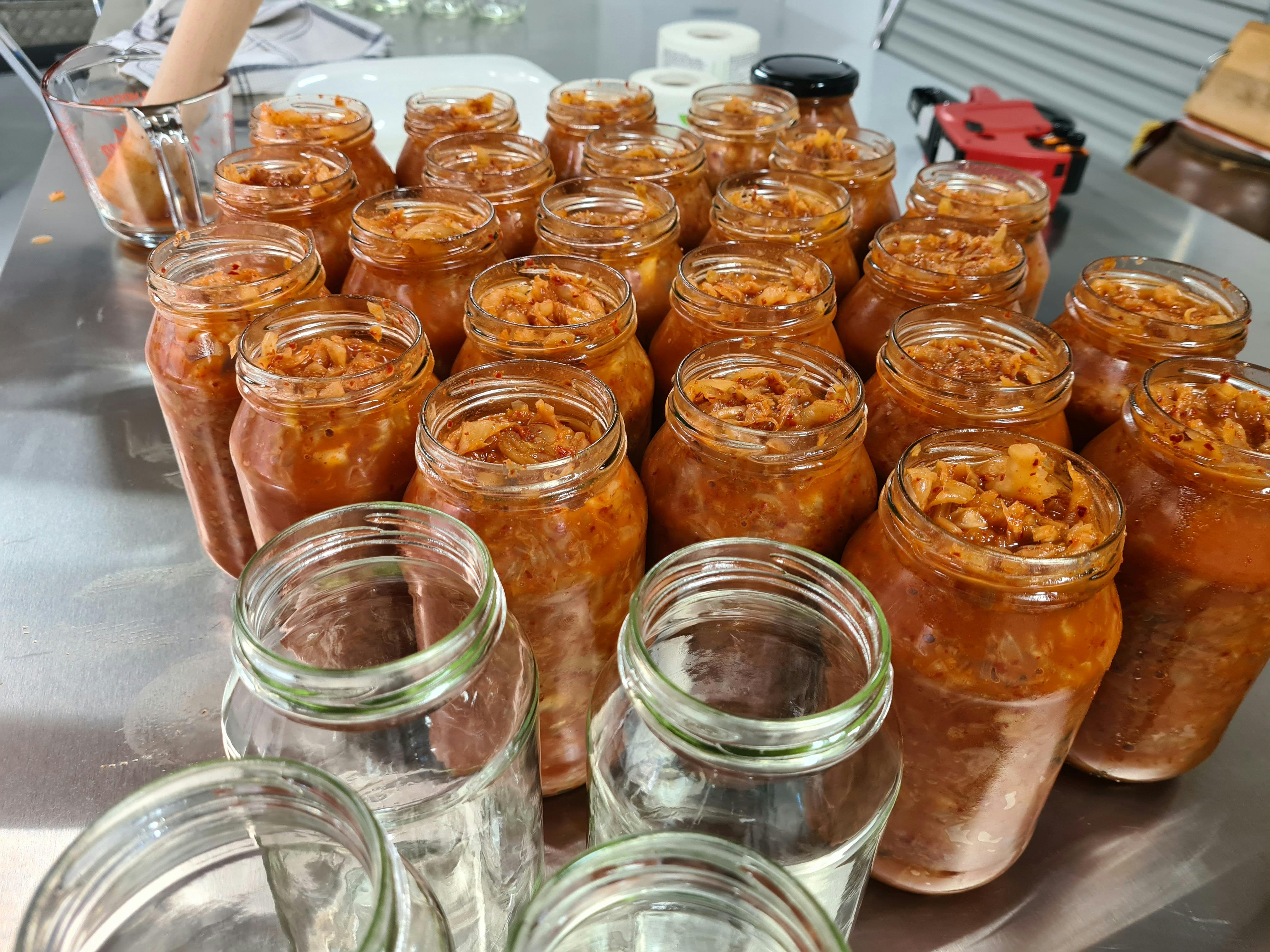 Mixed cabbage kimchi- chili