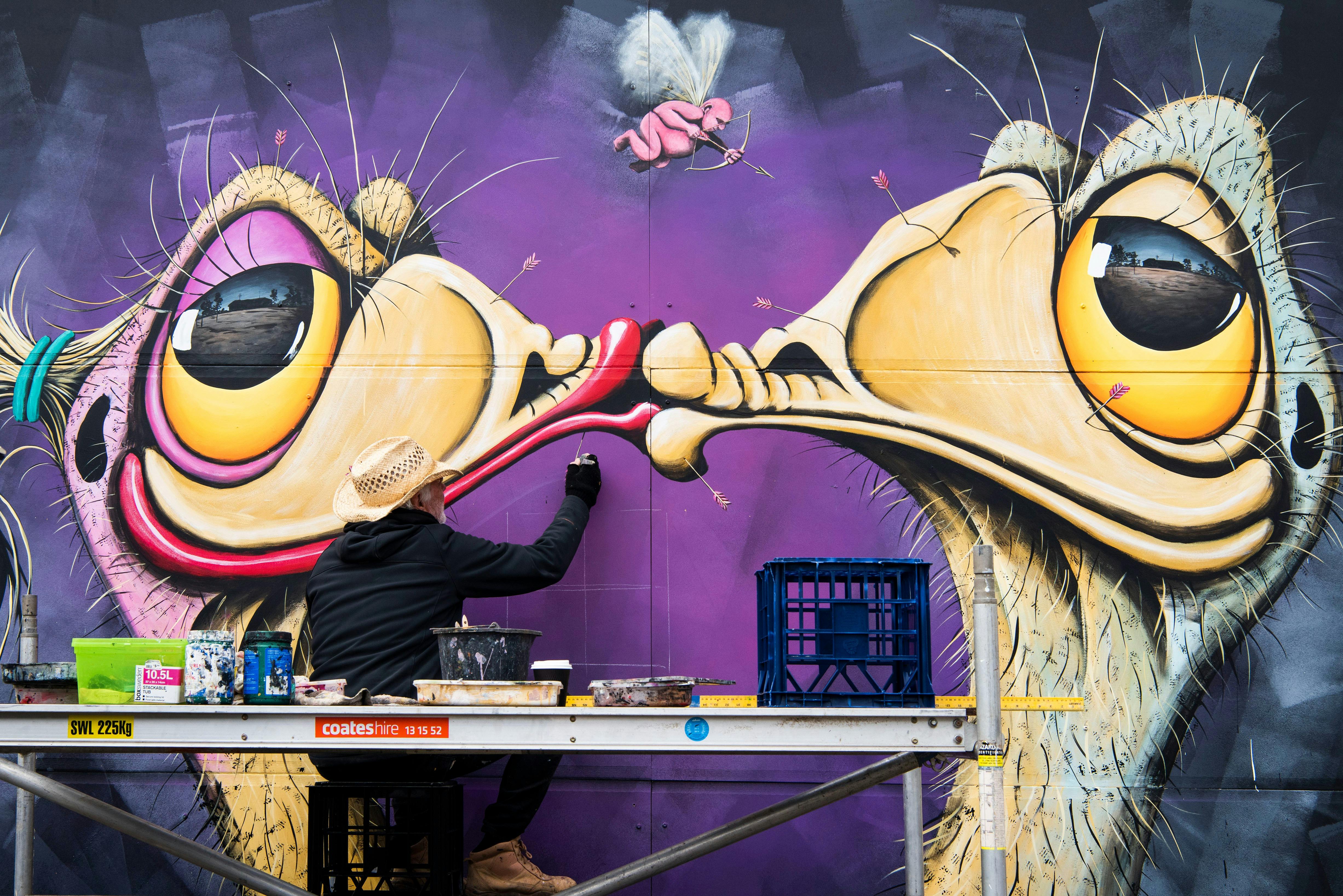 John Murray artwork in Gulargambone