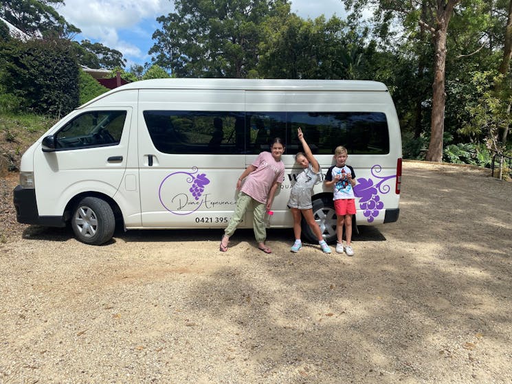 We welcome kids aboard the DVine Bus