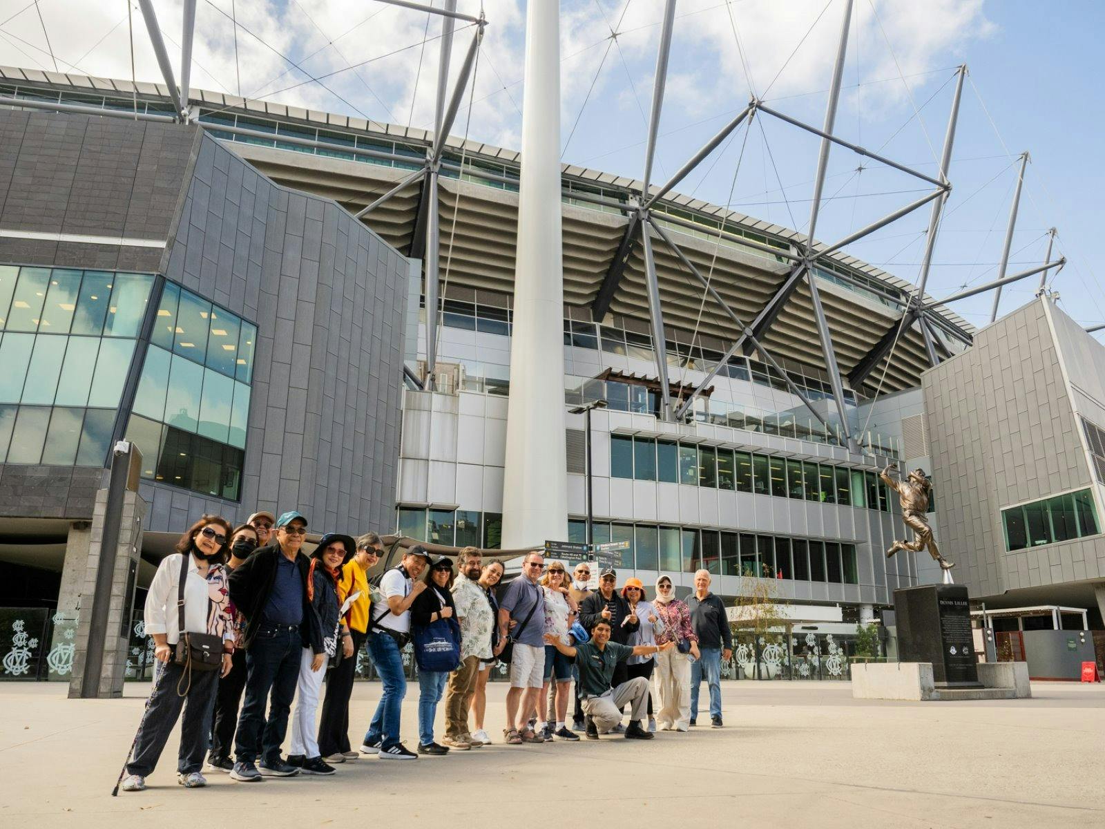 Melbourne City tour MCG forecourt