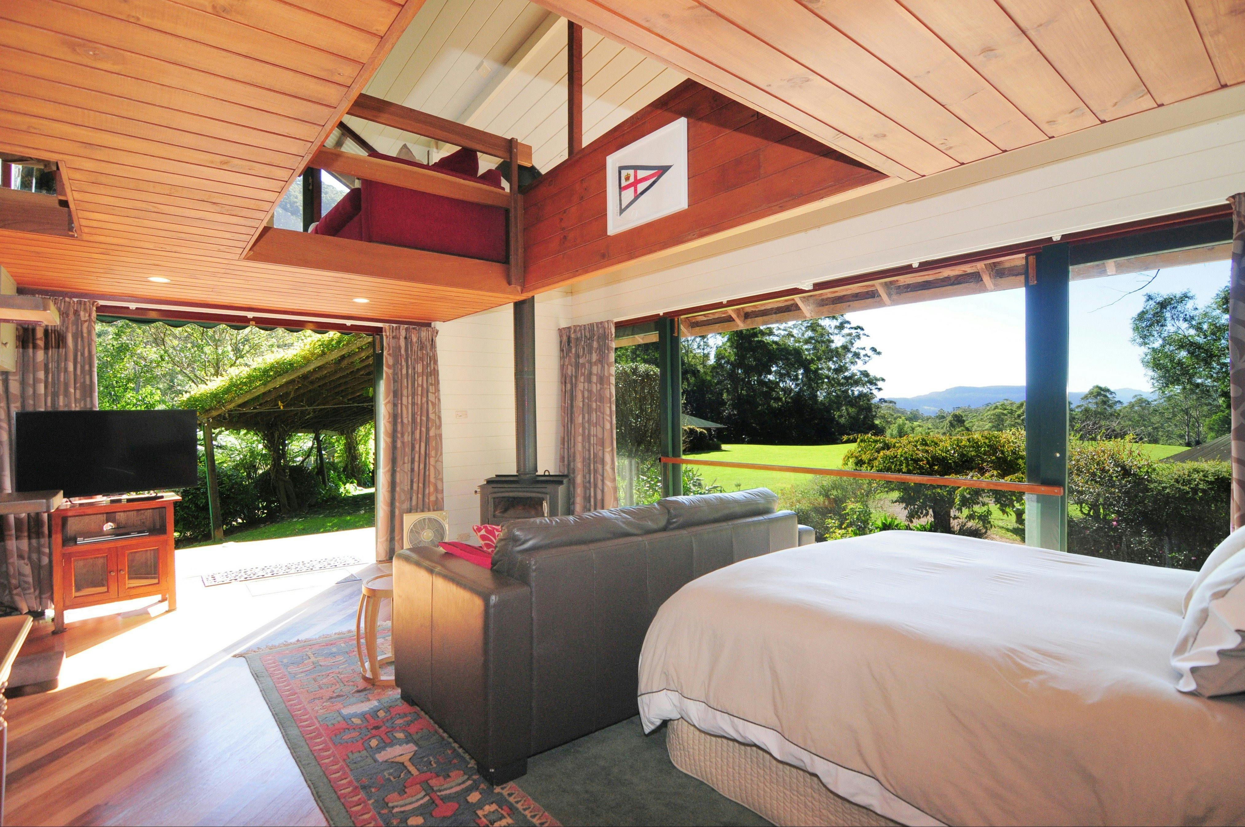 나무 위의 침실