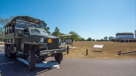 East point gun battery attacked February 1942 and June 1943