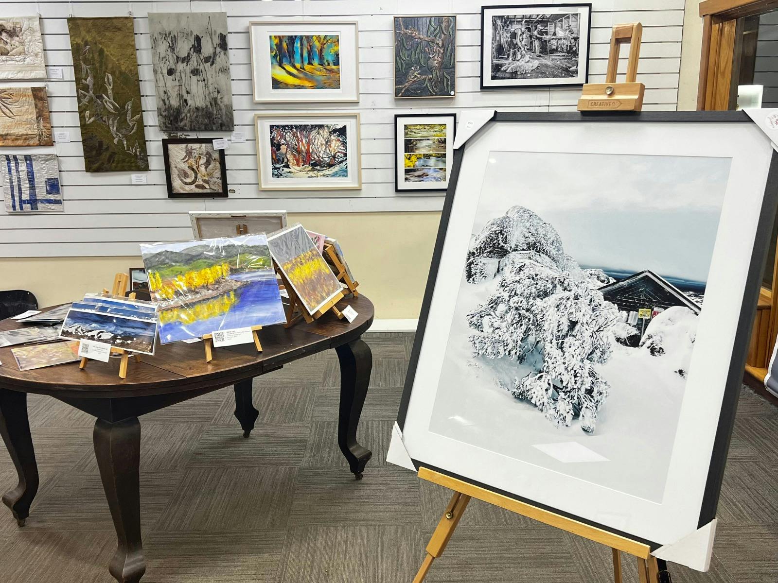 Photography Paintings Artwork Snowy Mountains NSW Jindabyne Nuggets Crossing Shopping Centre