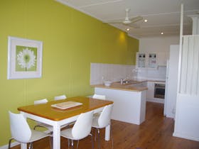 dining and kitchen