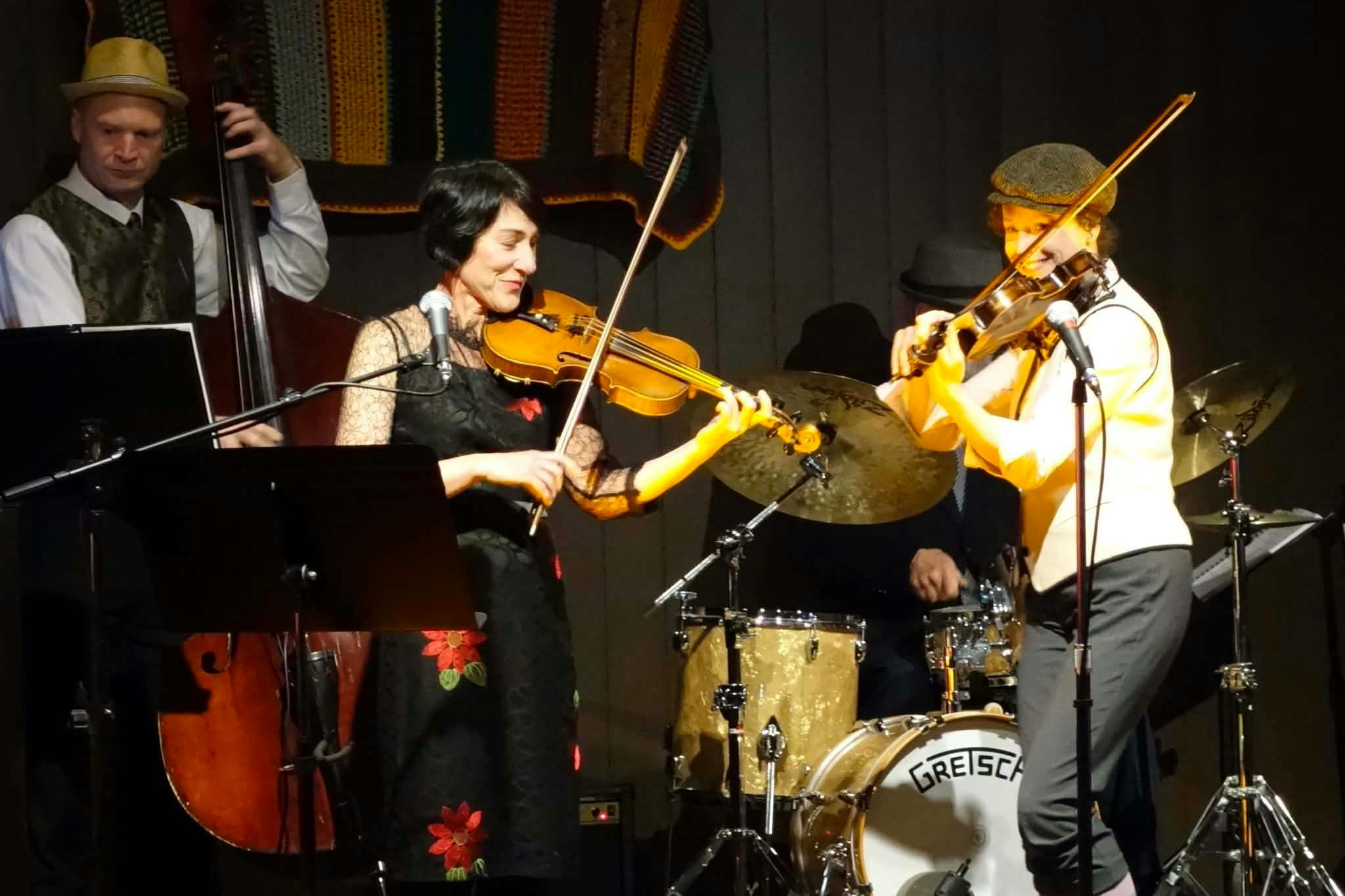 two violinists