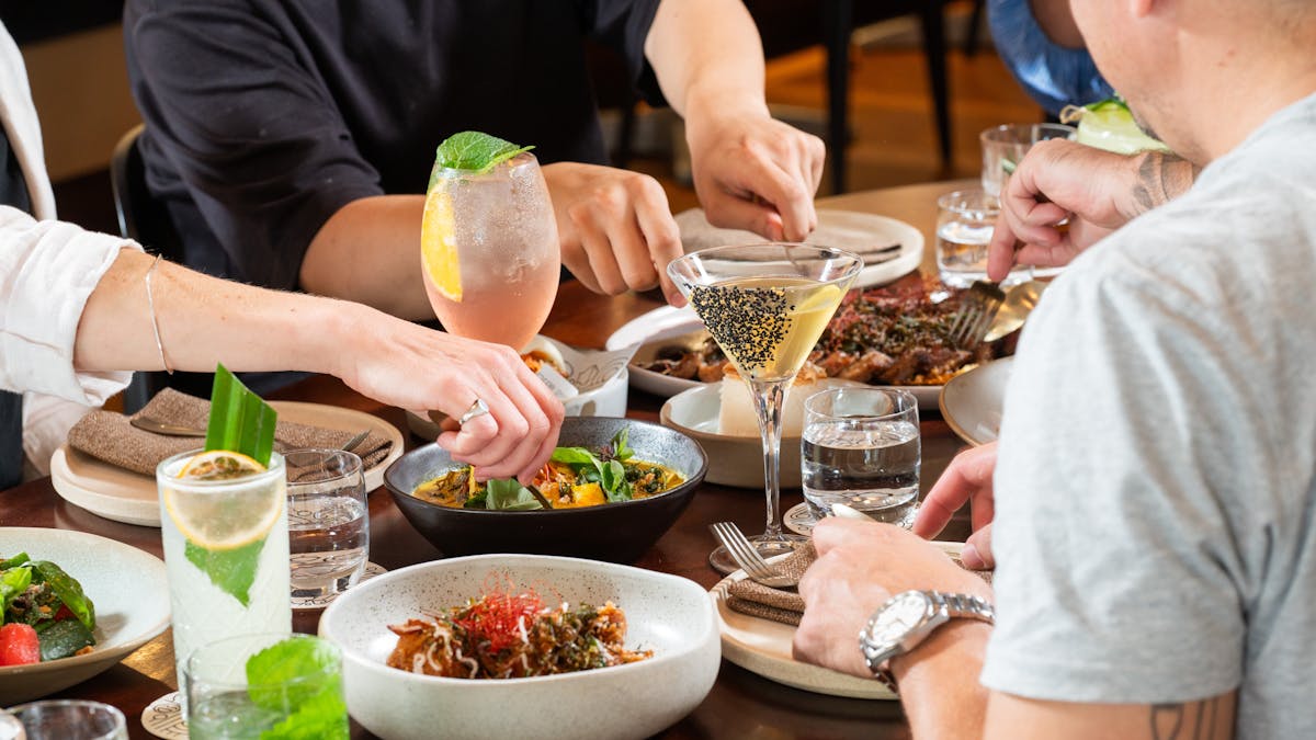 Shared dining at Little Sister
