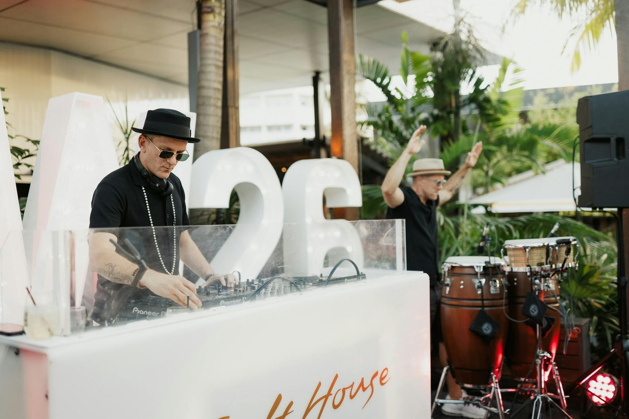 DJ at Food & Wine Festival