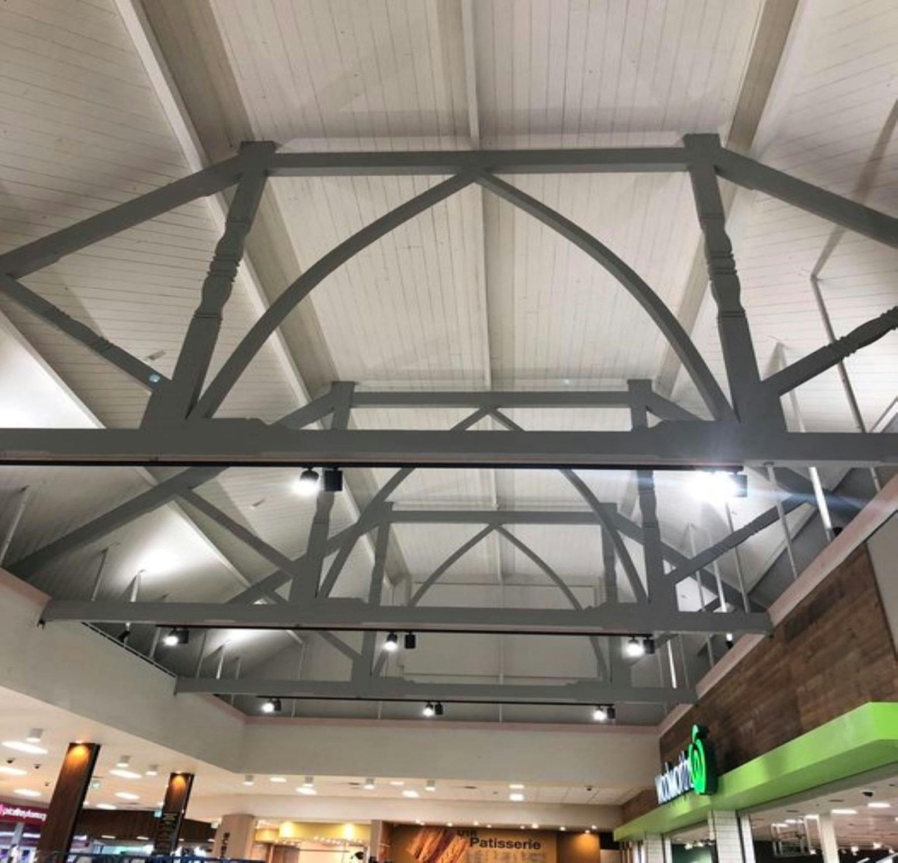 Ceiling inside Pender Place