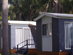 Blue cabins Blue cabins