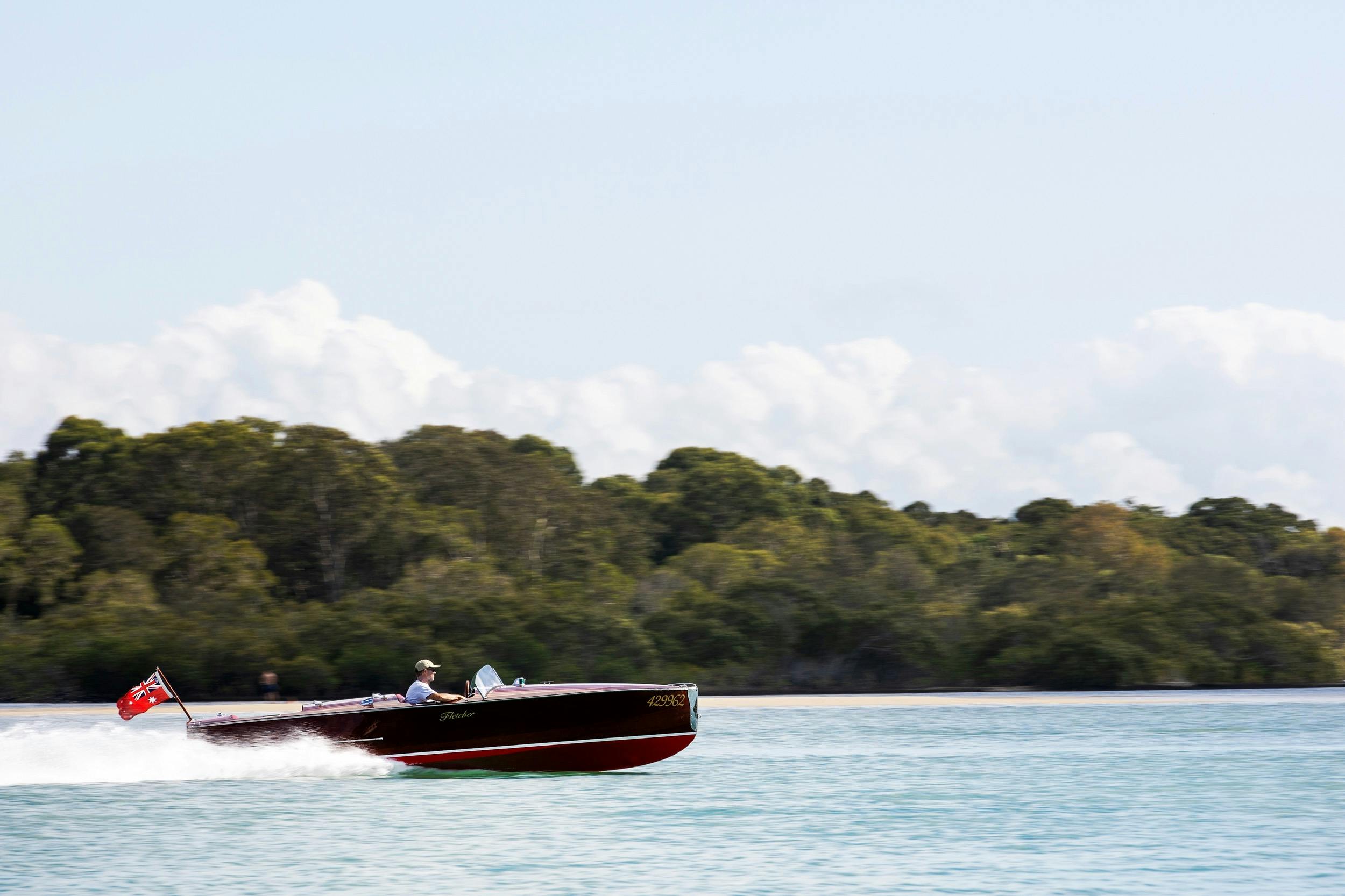 Boat speeding