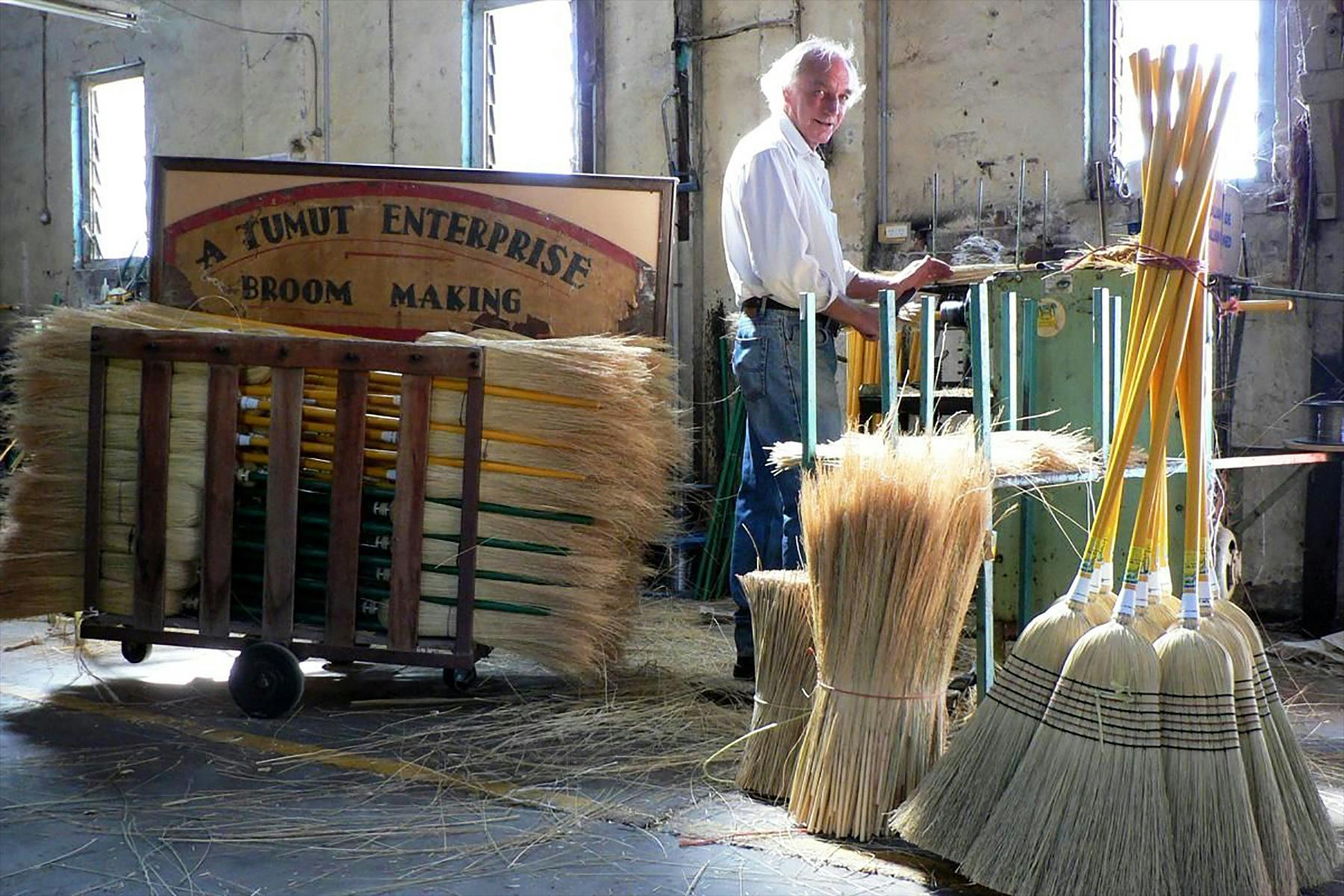Get hands-on, make a millet broom at the Tumut Broom Factory