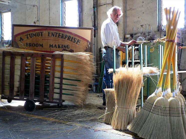 Get hands-on, make a millet broom at the Tumut Broom Factory