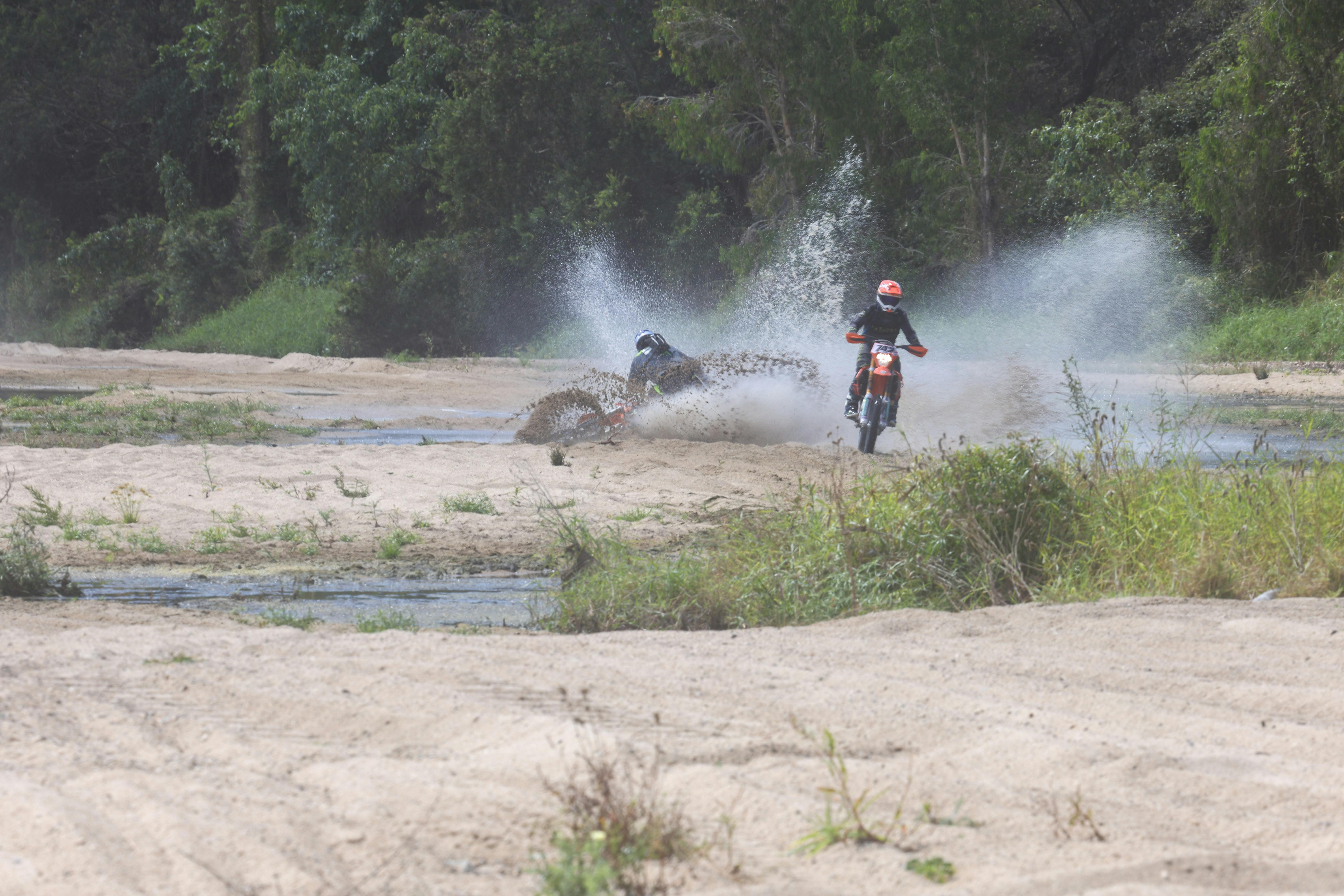 300kms of river sand over 2 days!