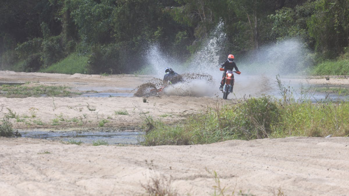 300kms of river sand over 2 days!