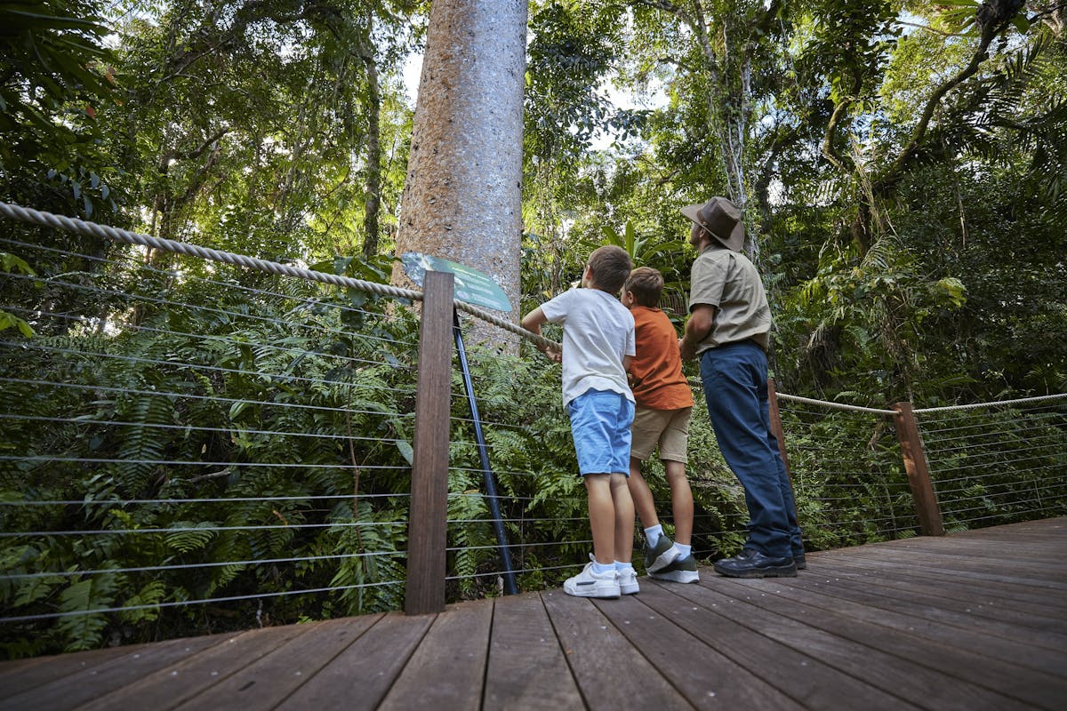 Discovering ancient plants and animals on a Ranger Guided Tour at Red Peak