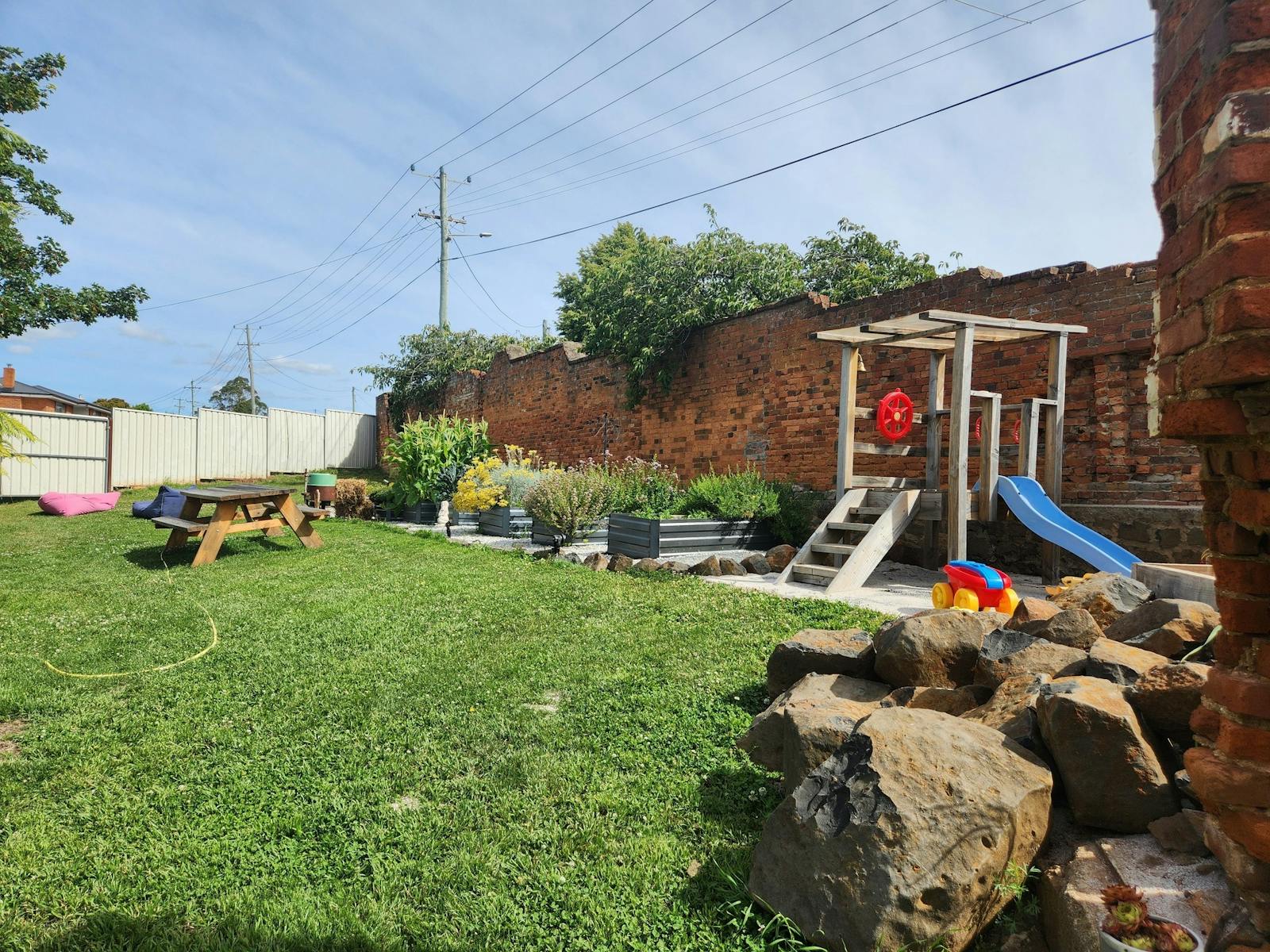 back yard