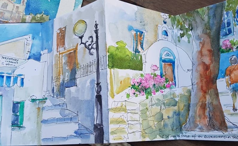 Image of the event 'Watercolours Workshop - Travel Journal'