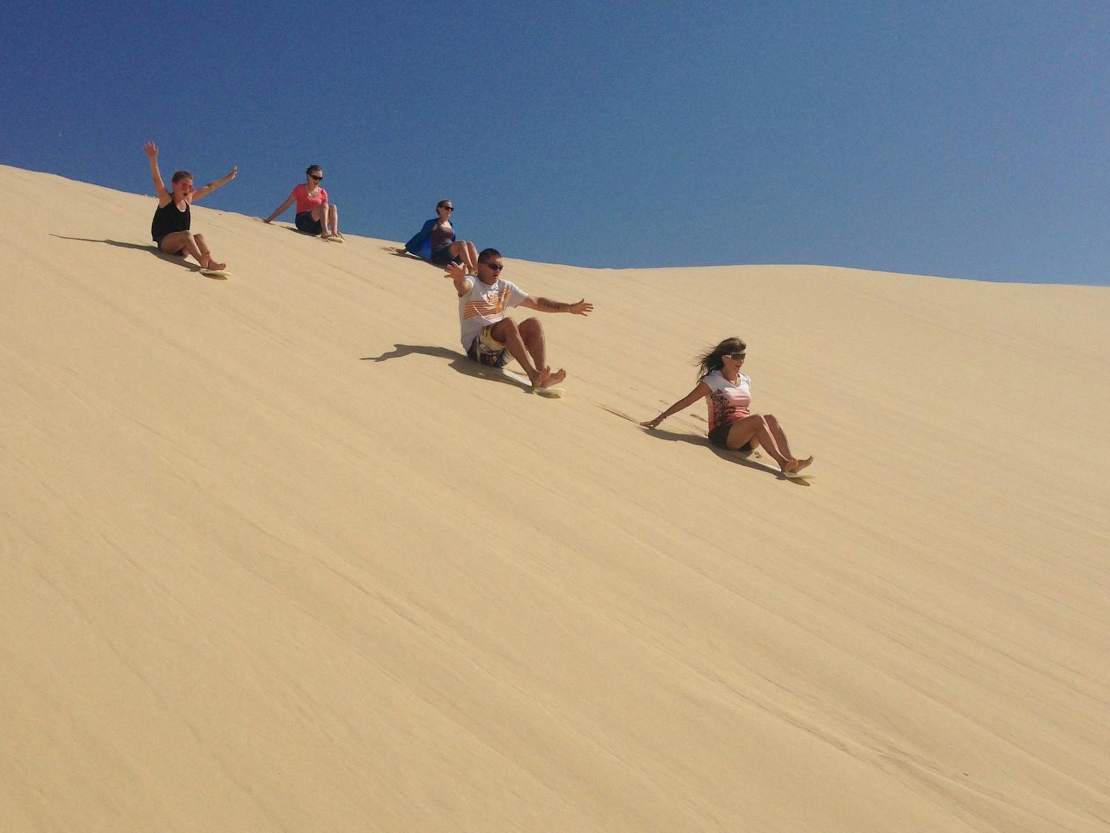 Sandboarding-Spaß für alle Altersgruppen!