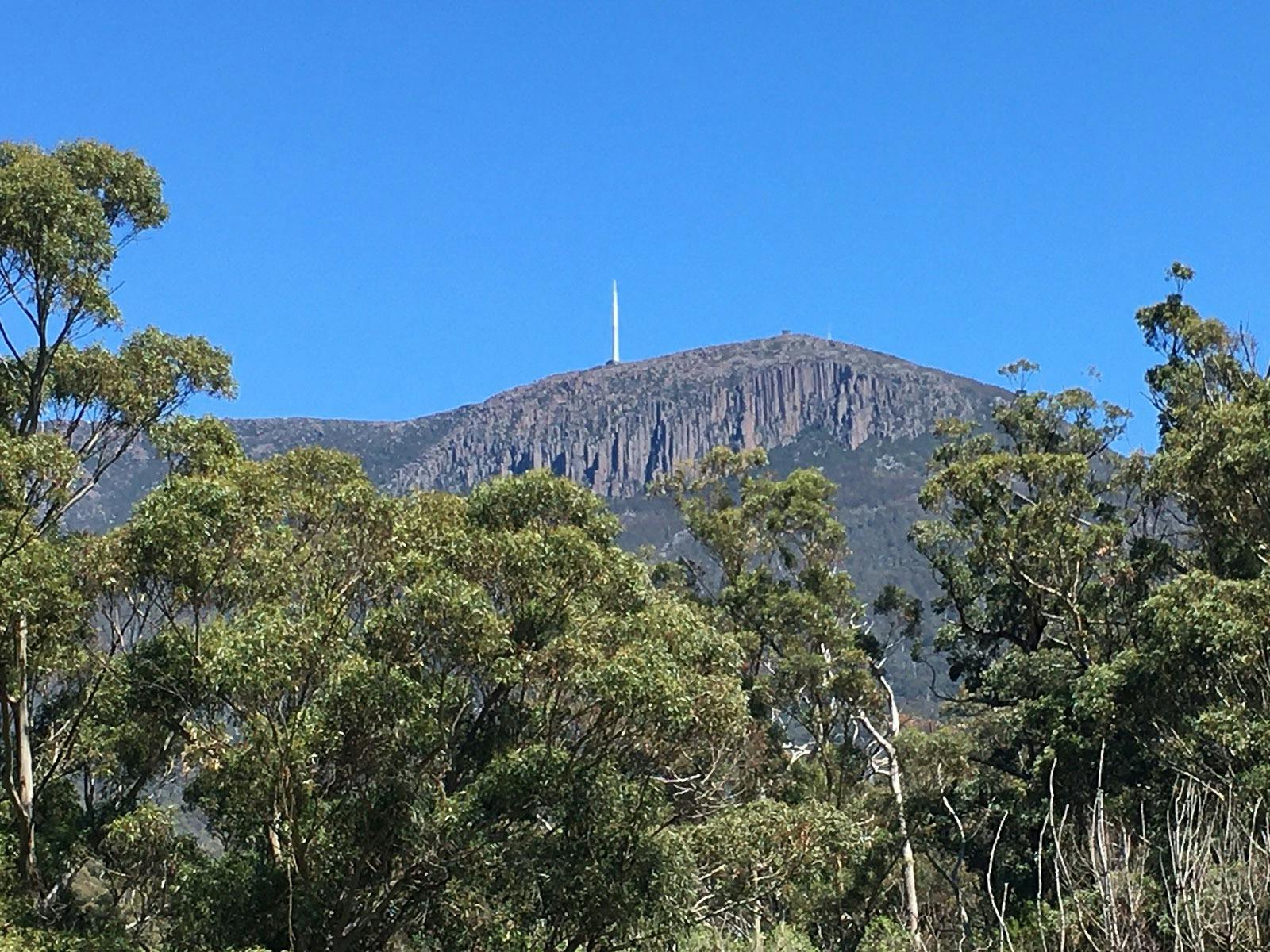 Mt. Wellington from South Hobart