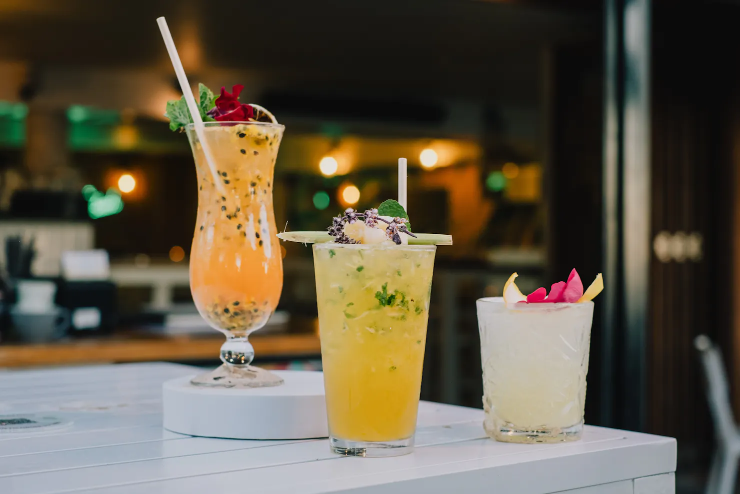 Perfectly crafted Beach Bar cocktails await!