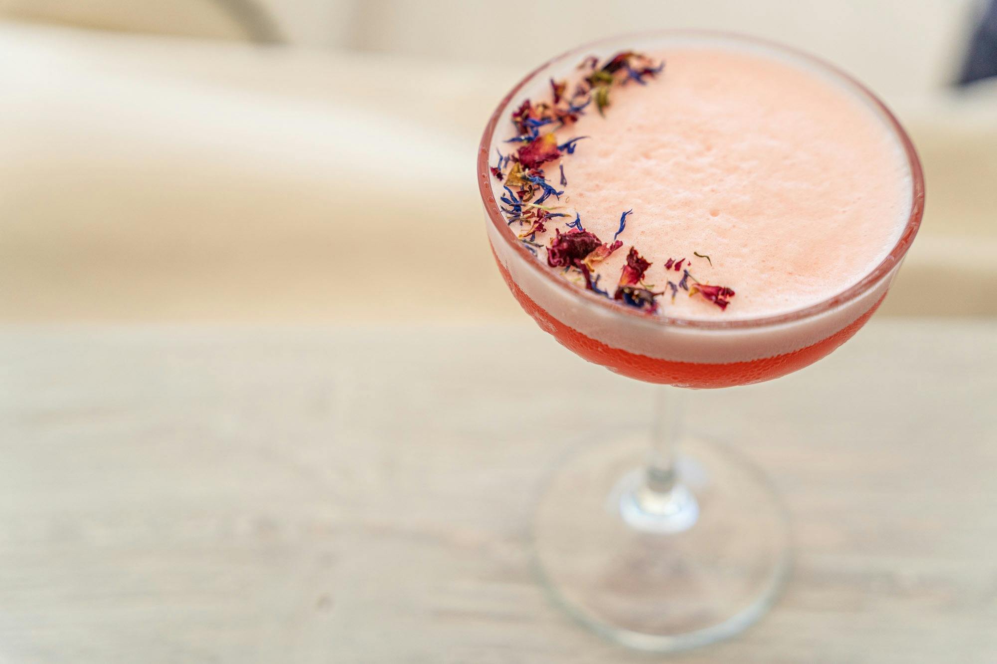 SignSignature cocktail with Devils Thumb local gin