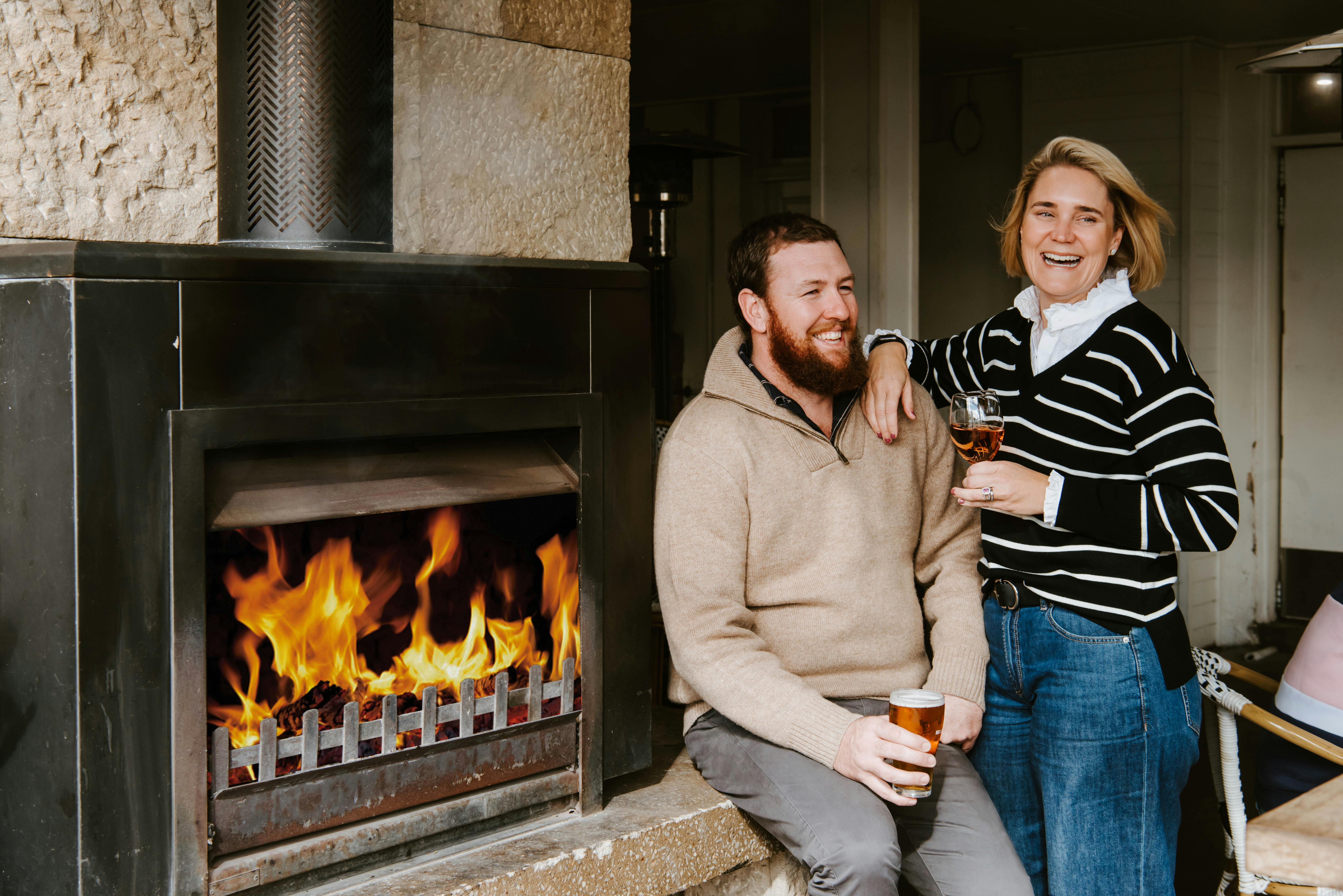 居心地の良い暖炉