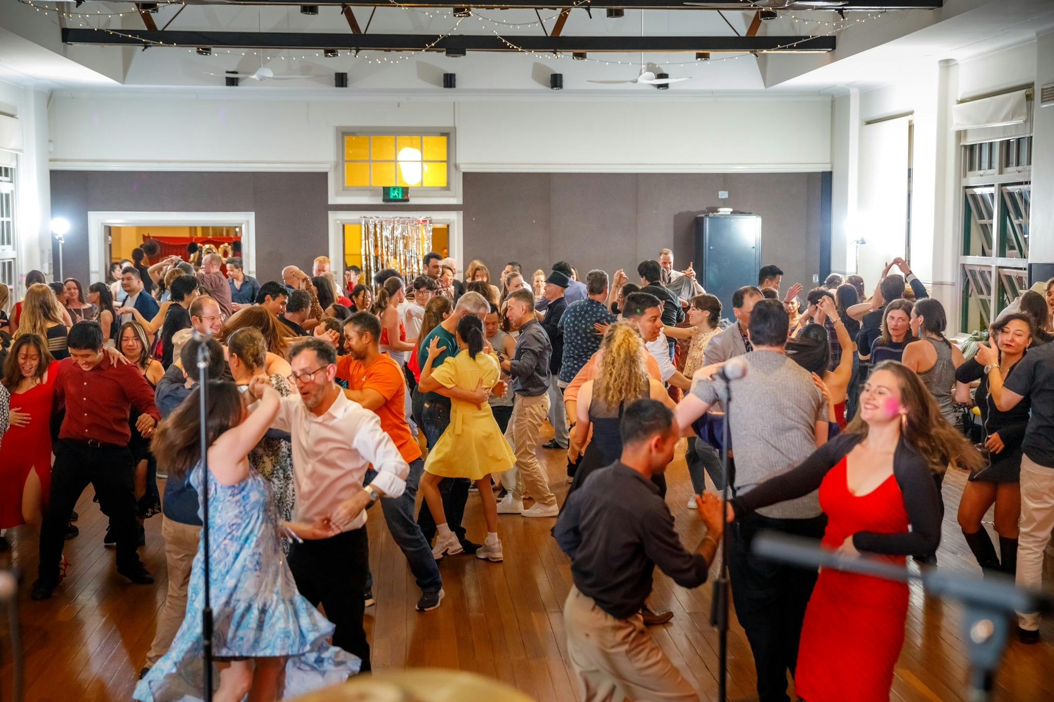 Social dancing at Salsa on Saturday