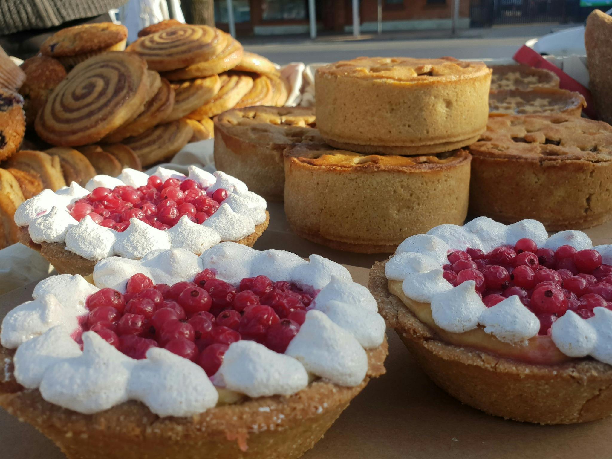 Baked goods and bread at the Mansfield Farmers Market