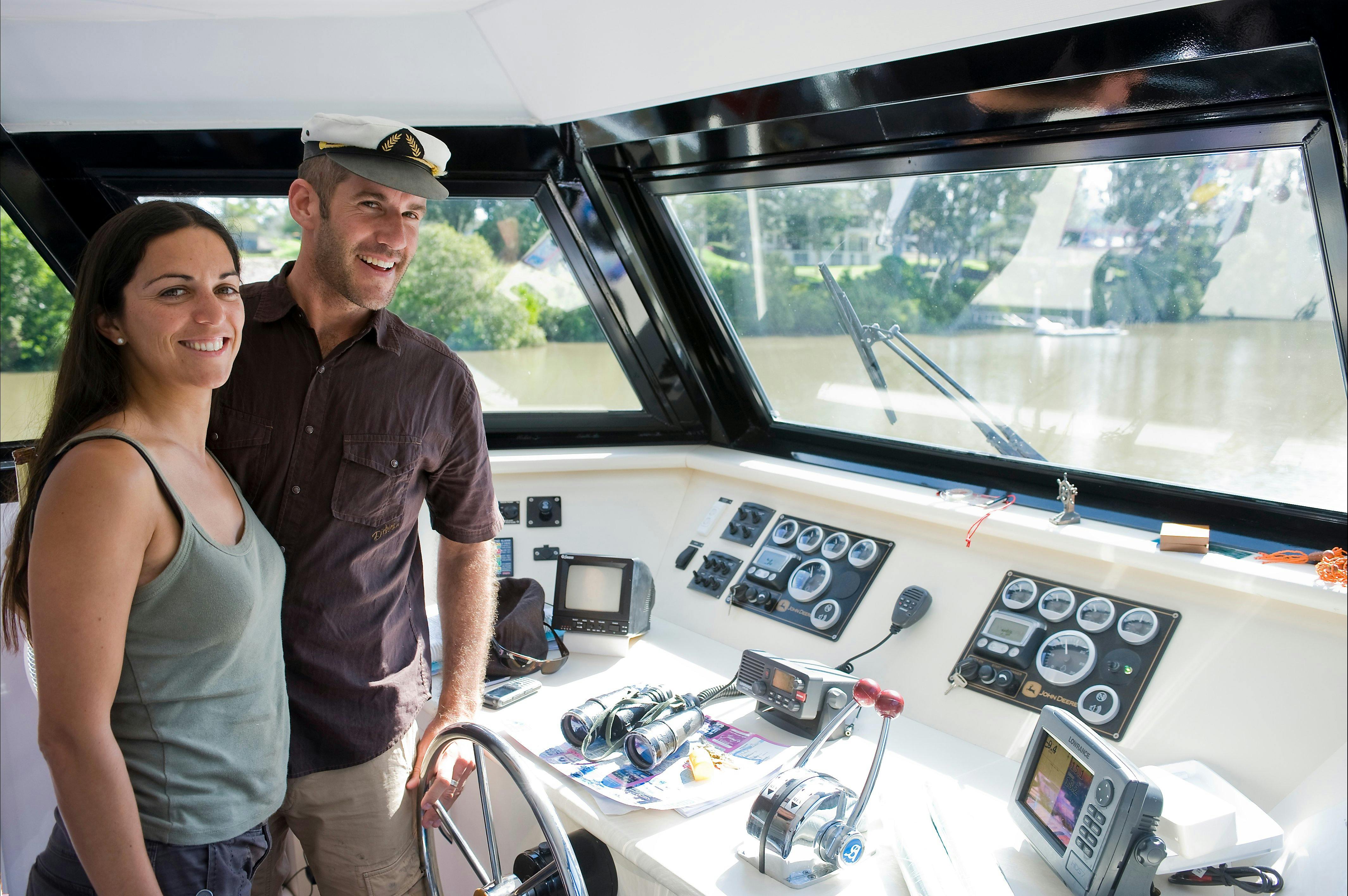 Guests invited to the wheelhouse