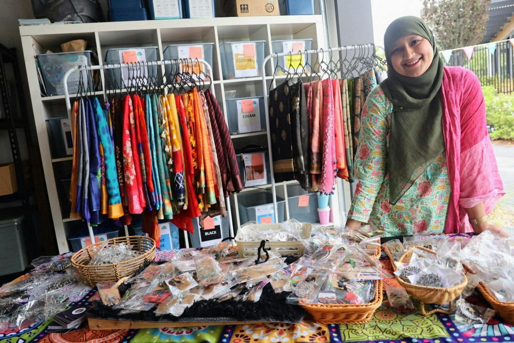 Woman-led business stallholder