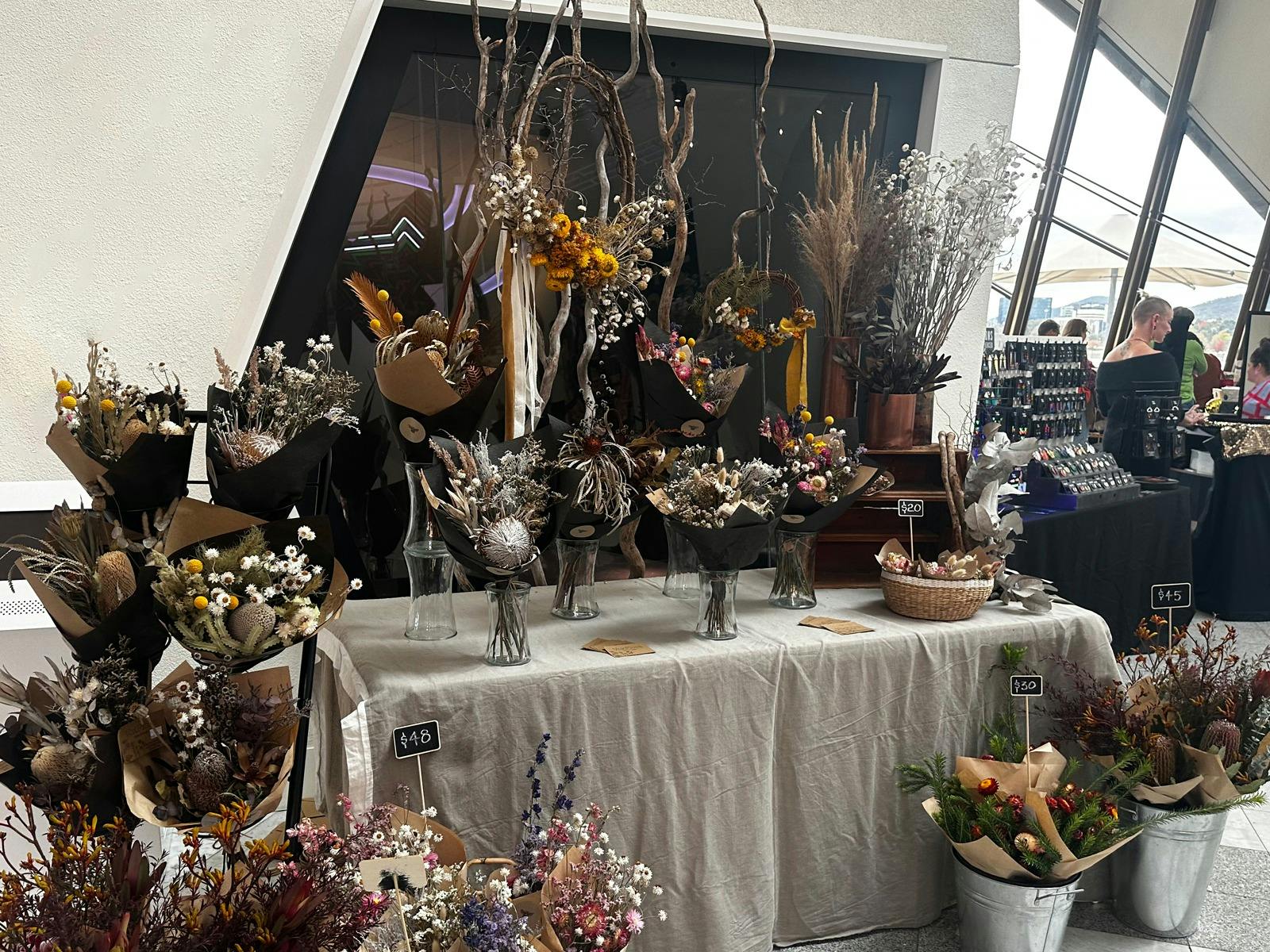 Vox Flora stall at the Museum Market Day