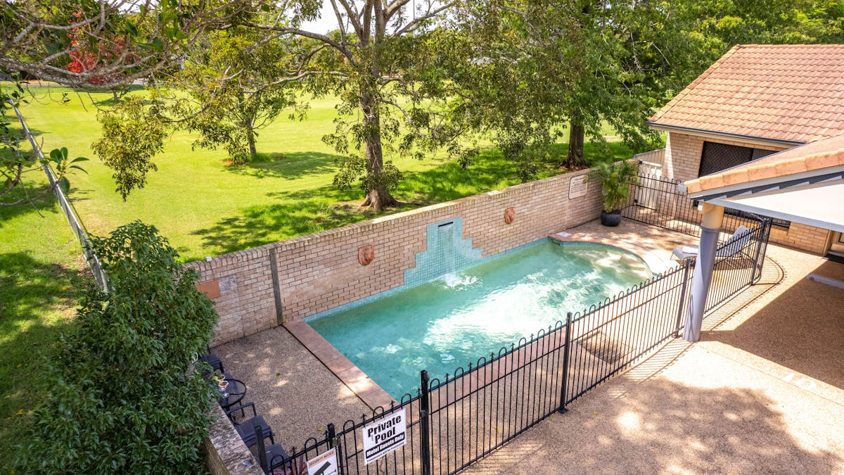 Outdoor Pool and BBQ area
