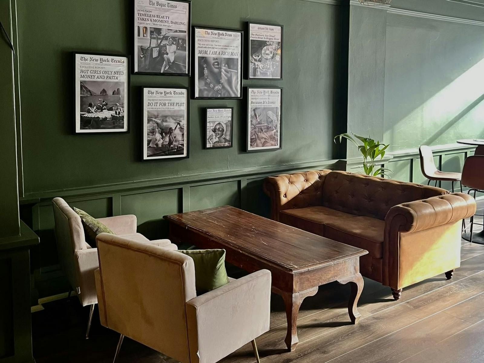 Sofas at Martinis
