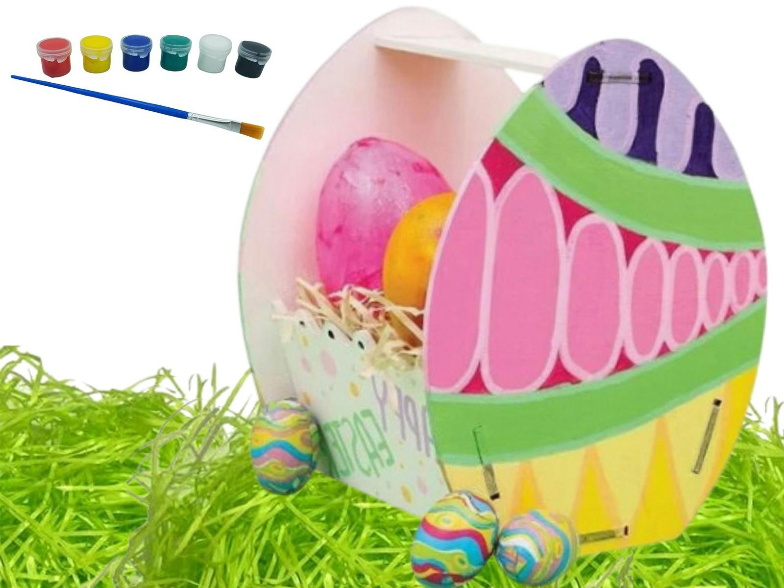 Paint your eggs and egg caddy