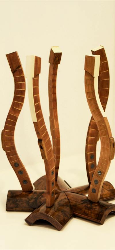 assemblage sculpture by Martin Rowney using piano keys
