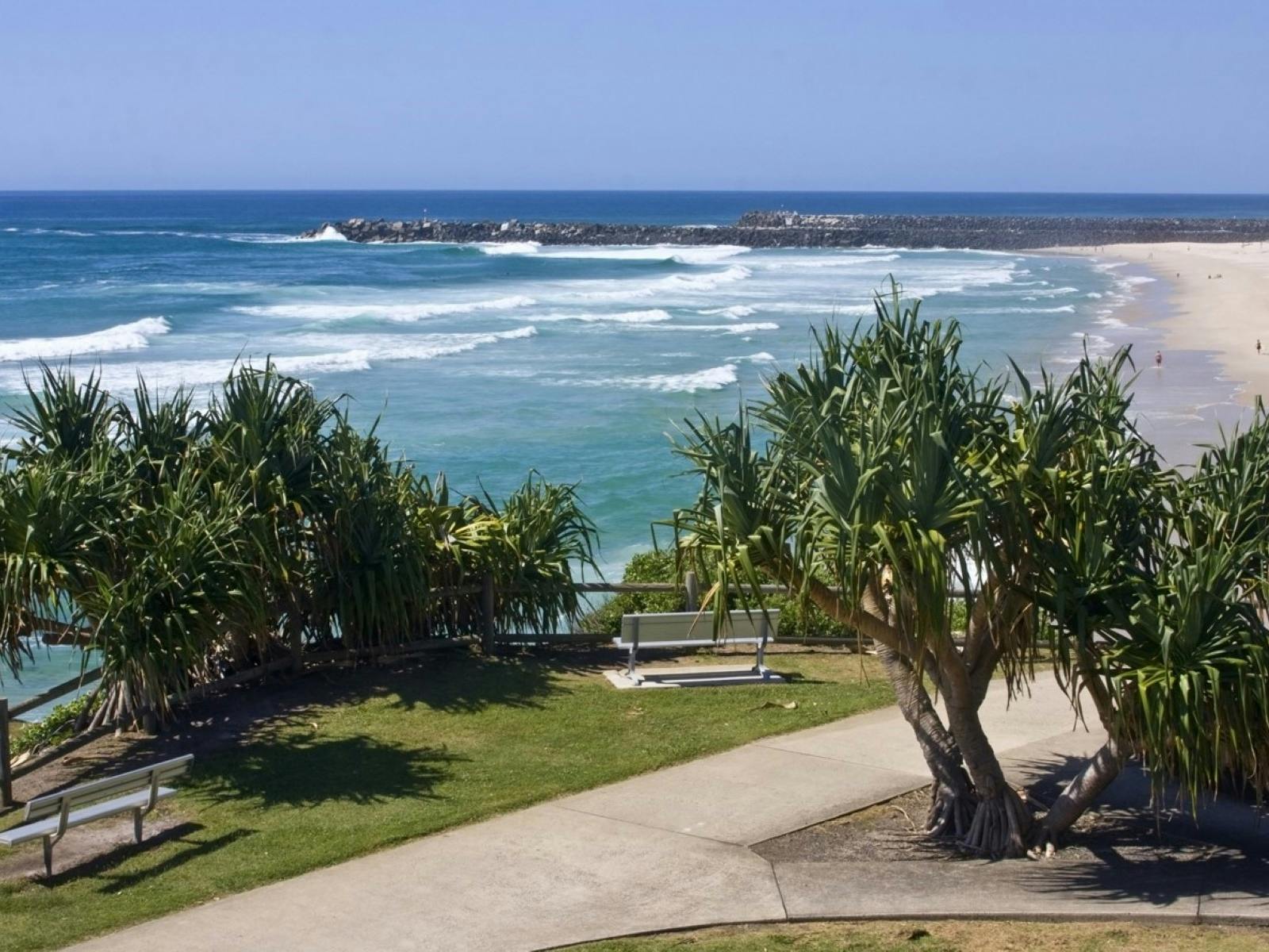 Views of Lighthouse Beach and Shelly Beach. It is a great spot to watch the whales and dolphins.