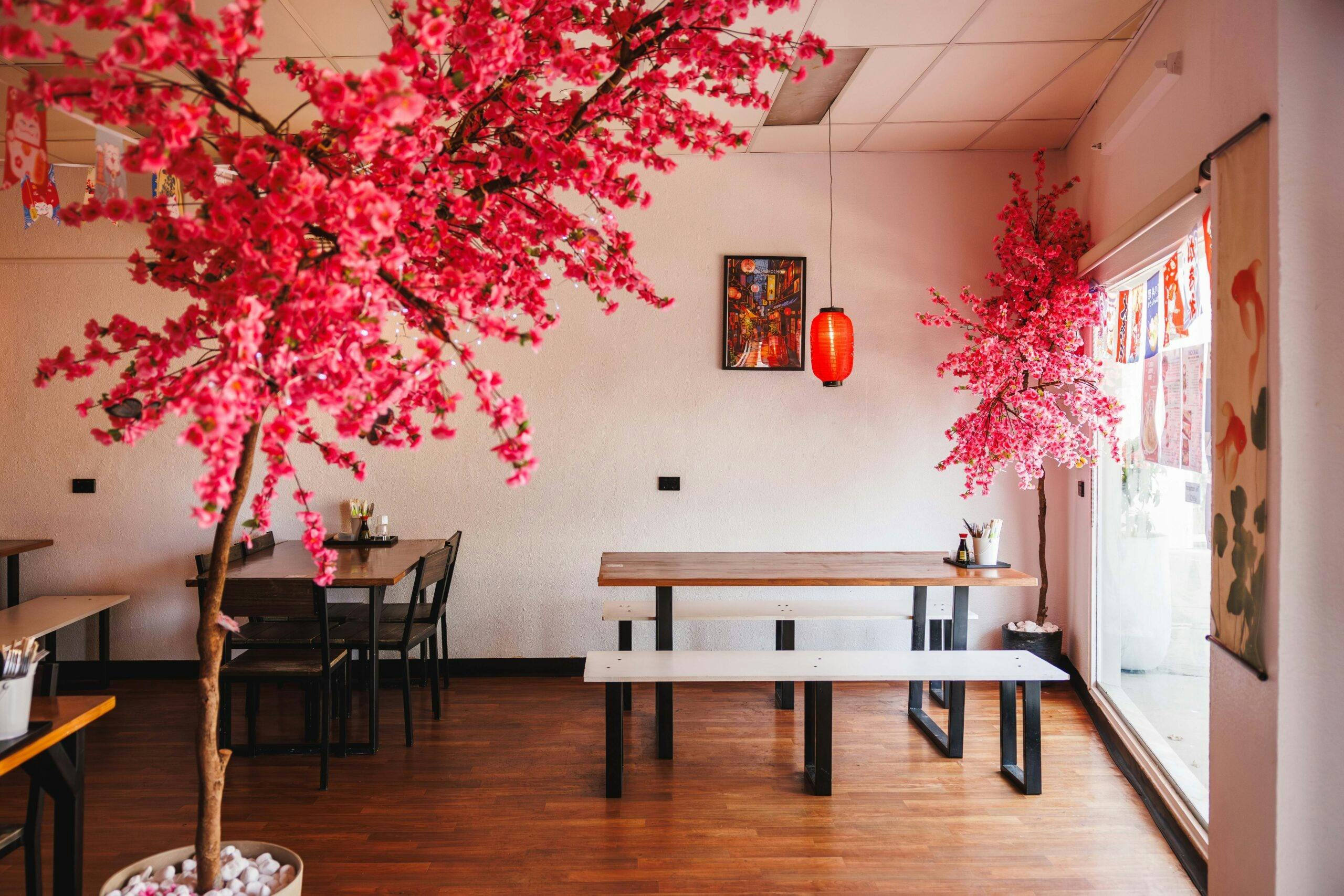 Inside the restaurant