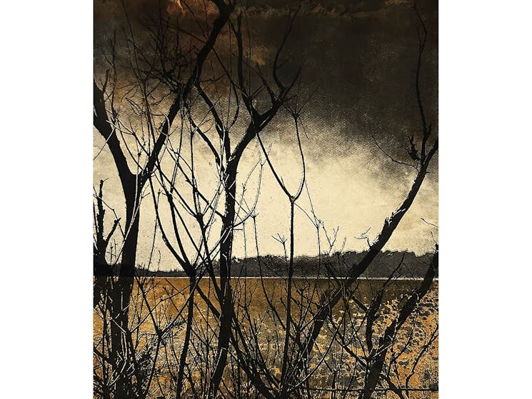 Judy Smith, Lake Country, Multilayer photopolymer intaglio on rag paper