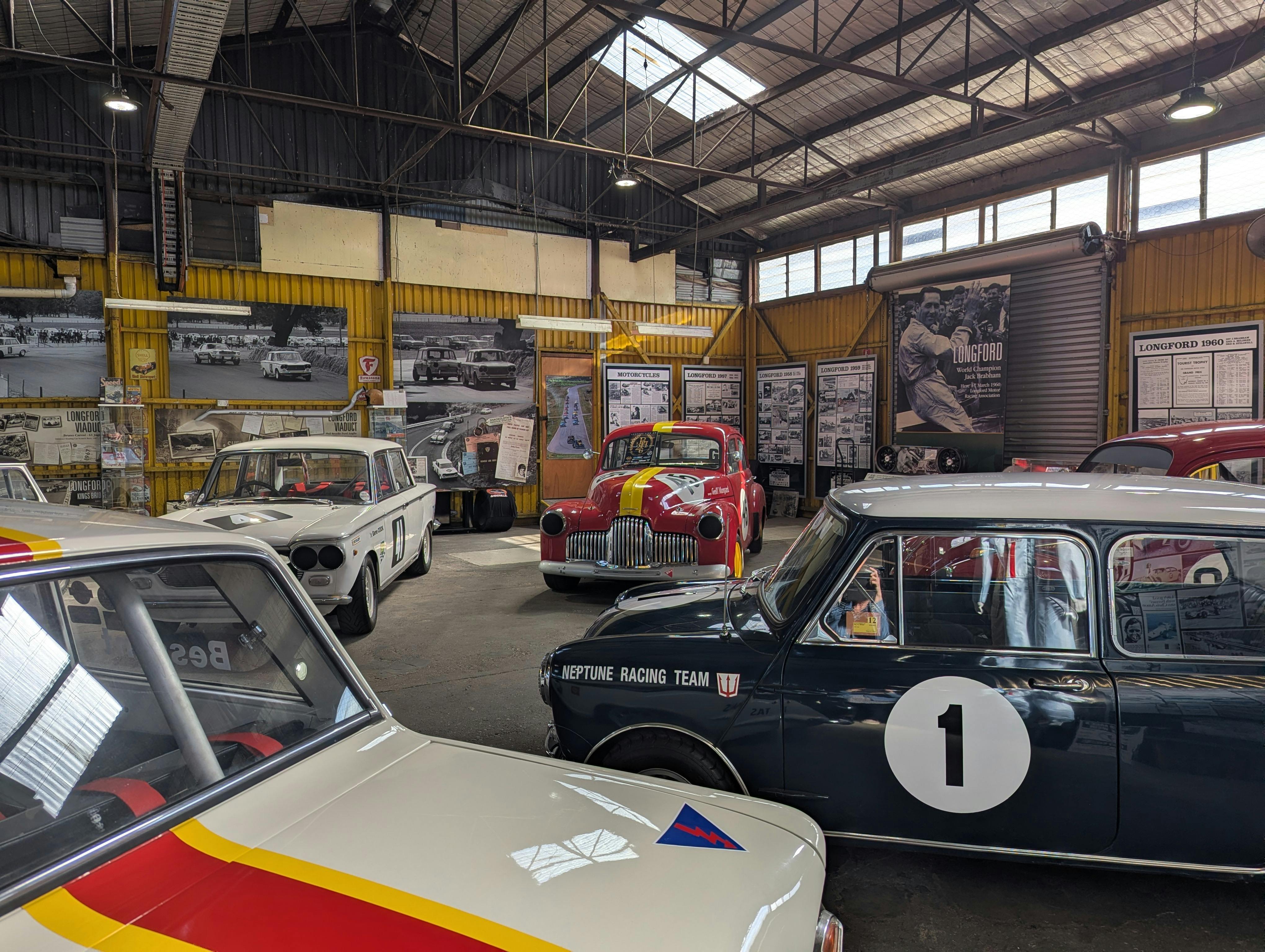Inside the Longford Motorsport exhibition
