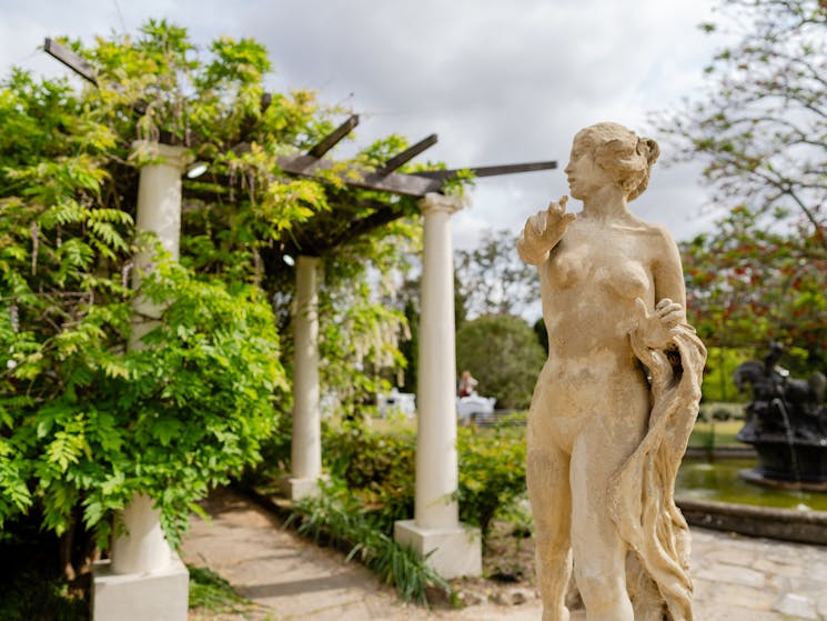 Wisteria arbour