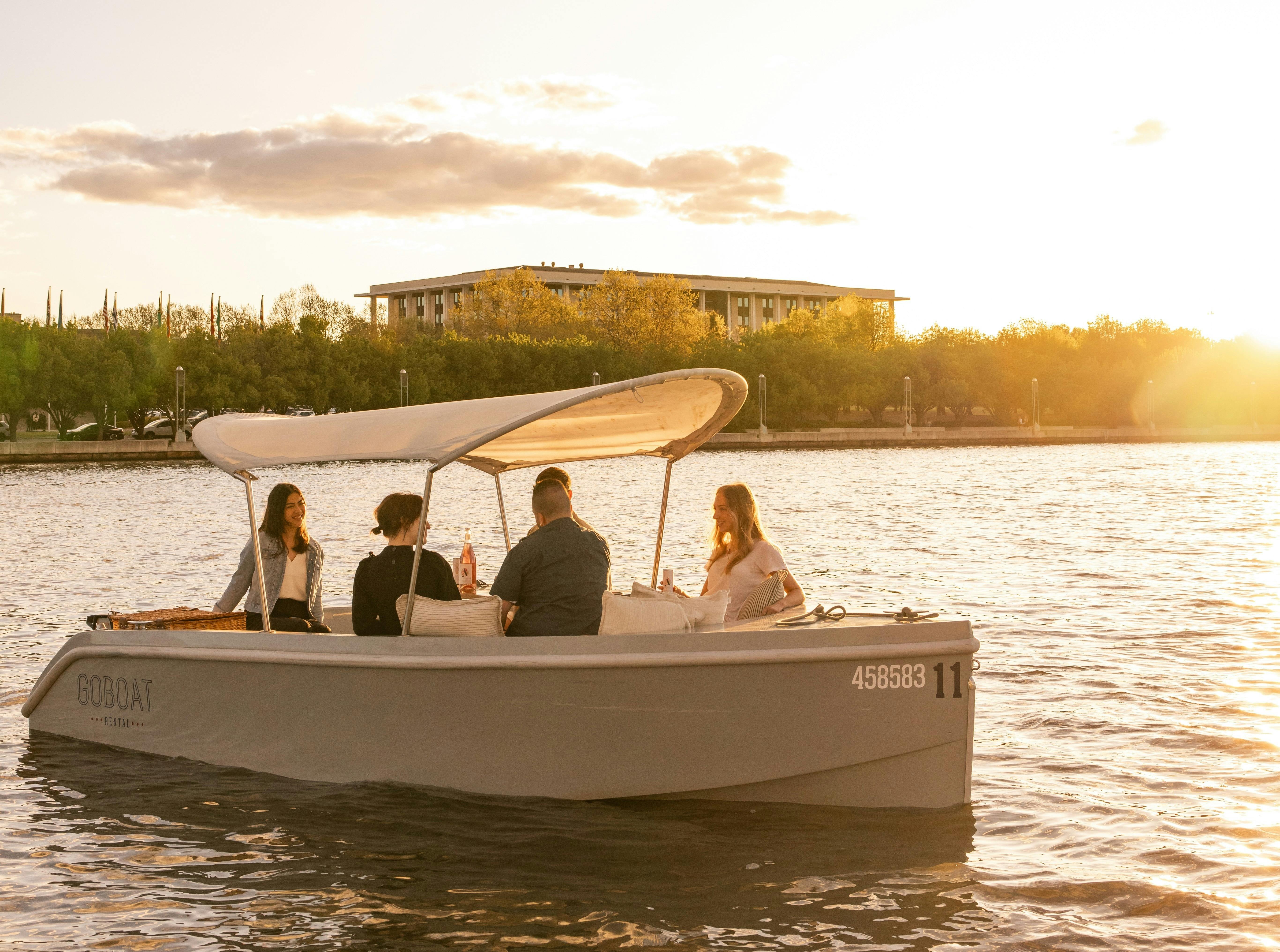 GoBoat Canberra Electric Boat Hire