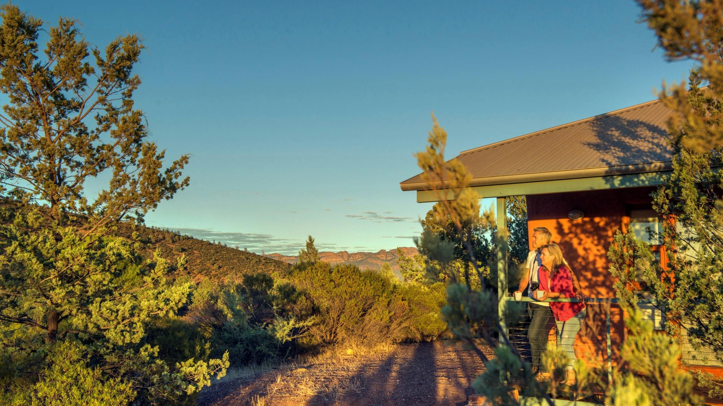 Eco-villa accommodation at Rawnsley Park Station