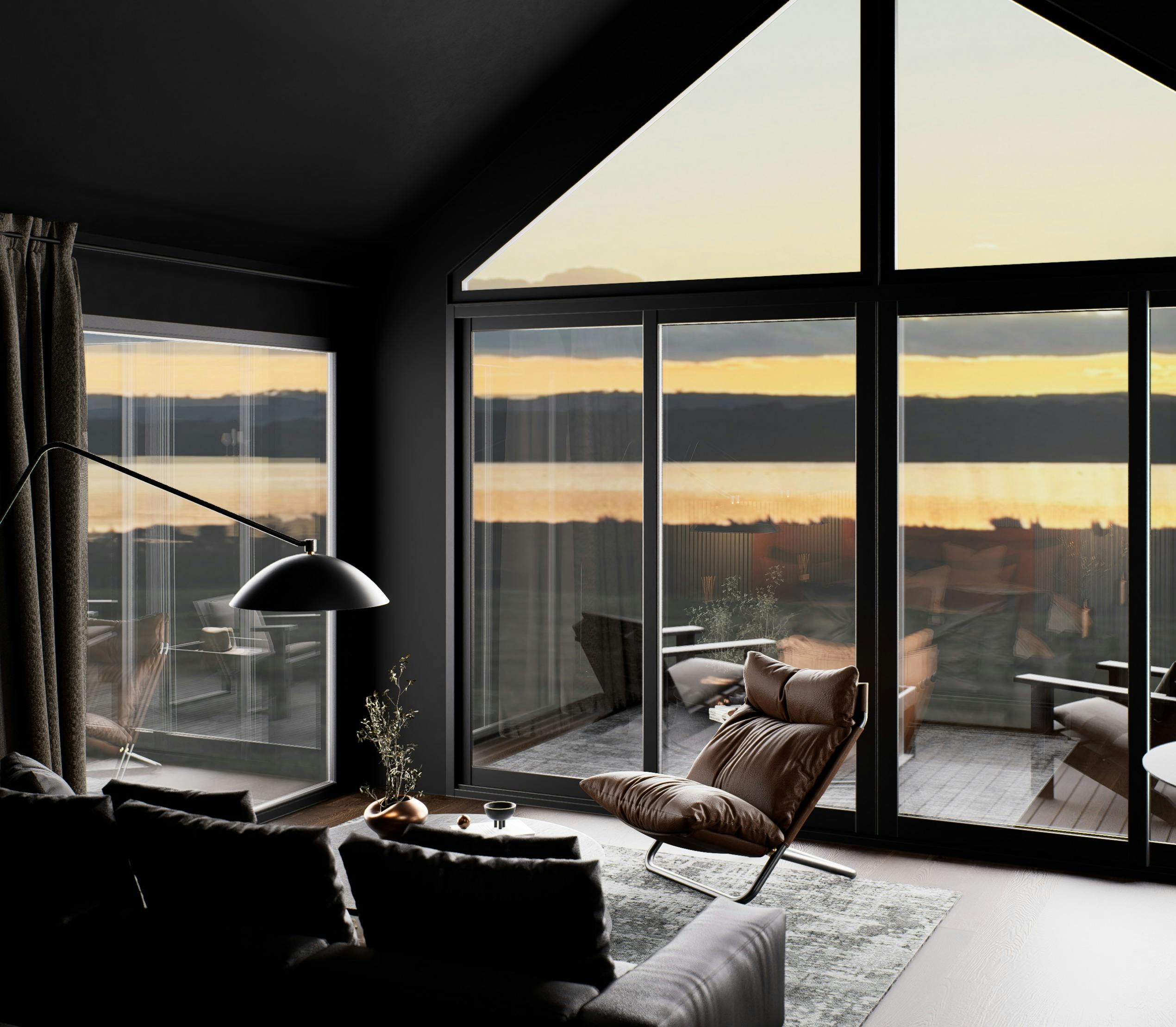 Interior of the retreat