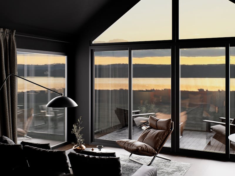 Interior of the retreat