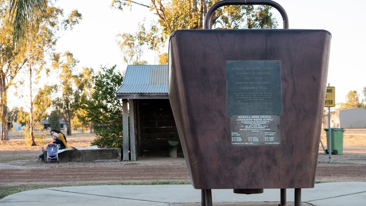 Condamine Bell, just a short walk from Condamine River Caravan Park