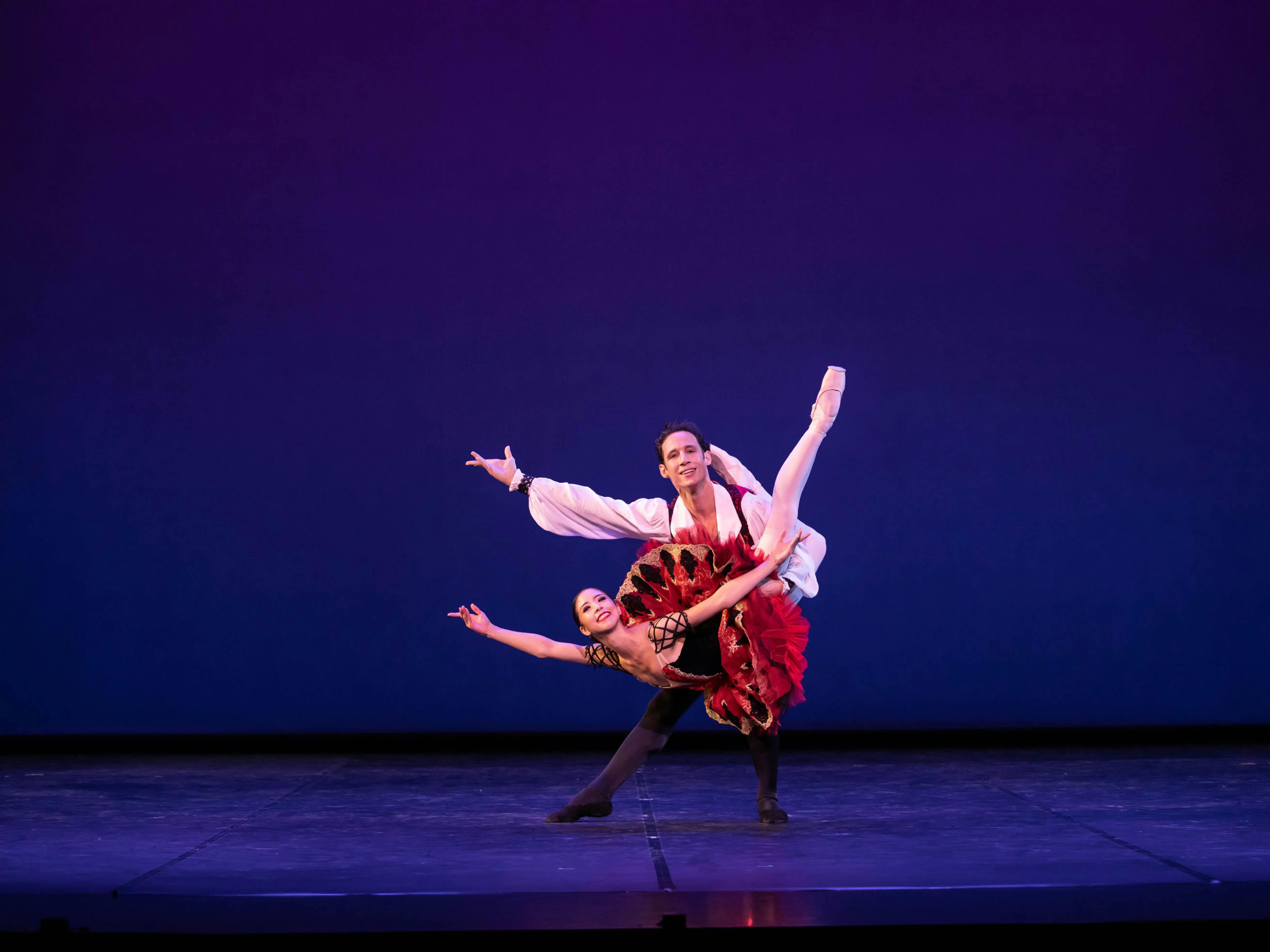 Ballet on stage at the Pilbeam Theatre