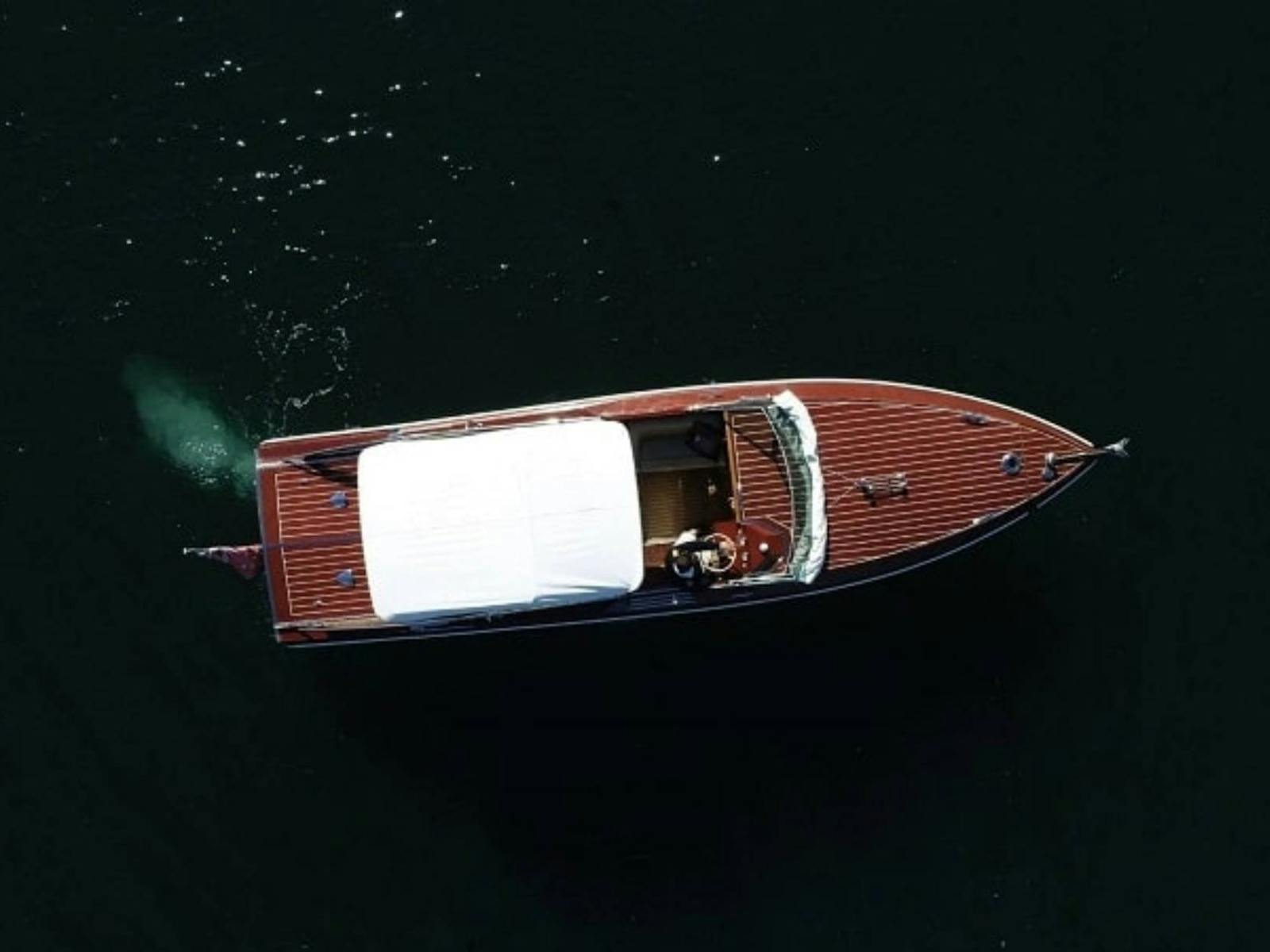 Top boat view